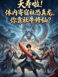 体内寄宿社恐真龙，你靠社牛修仙 封面