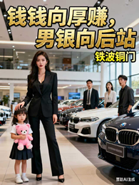 钱钱向厚赚,男银向后站 封面