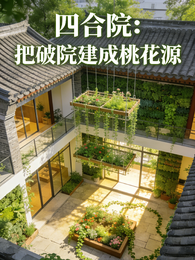 四合院：把破院建成桃花源 封面