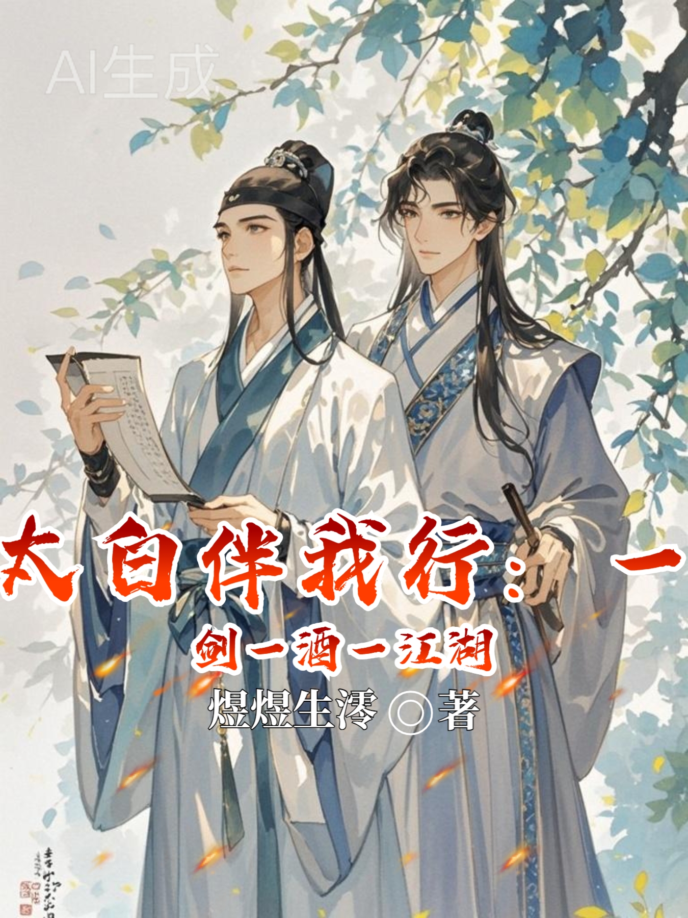 太白伴我行:一剑一酒一江湖 封面