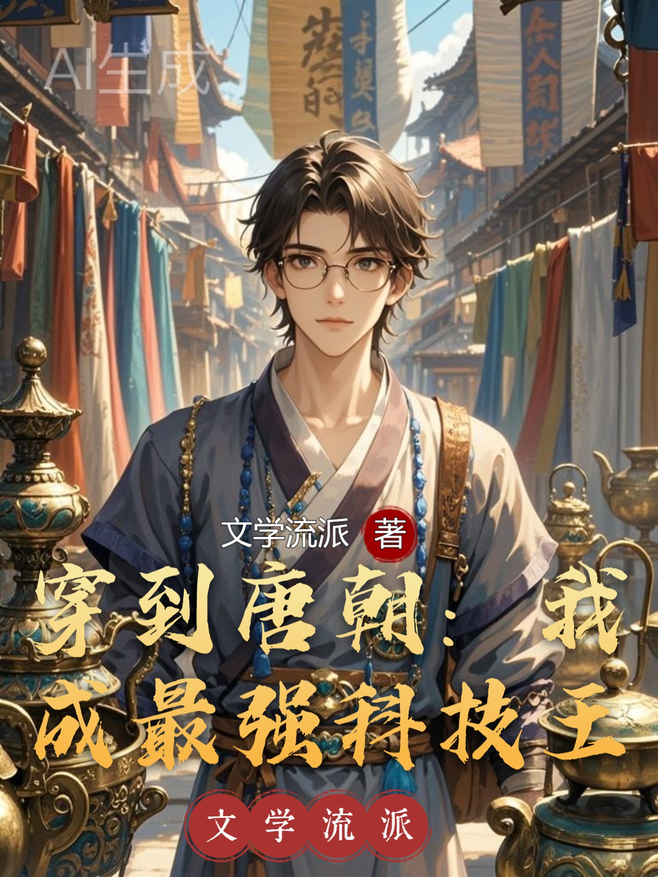 穿到唐朝：我成最强科技王 封面
