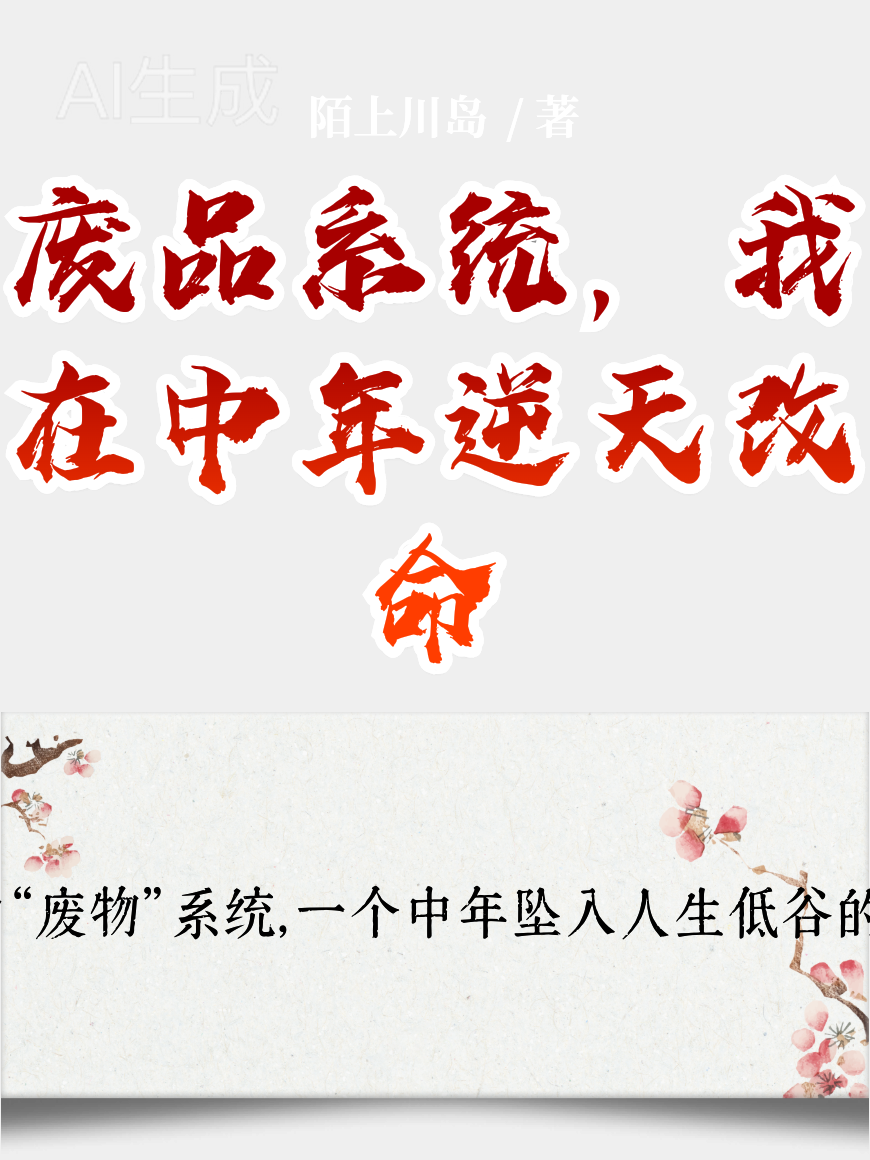 废品系统，我在中年逆天改命 封面