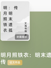 明月照铁衣：明末遗孤传 封面