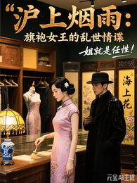 沪上烟雨：旗袍女王的乱世情谍 封面