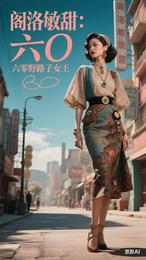 阎洛敏甜：六零野路子女王 封面