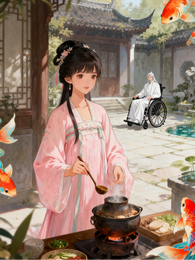 替嫁神医：残世子的锦鲤小厨娘 封面