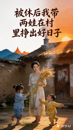 被休后我带两娃在村里挣出好日子 封面