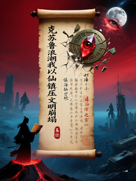 克苏鲁浪潮我以修仙镇压文明崩塌 封面
