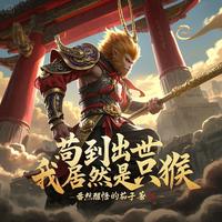 苟到出世，我居然是只猴 封面