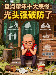 盘点童年十大悲惨:光头强破防了 封面
