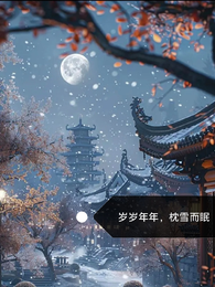 岁岁年年,枕雪而眠 封面