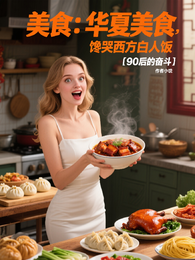 美食:华夏美食,馋哭西方白人饭 封面