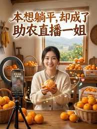 本想躺平，却成了助农直播一姐 封面