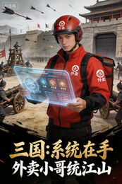 三国：系统在手，外卖小哥统江山 封面