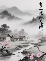 梦一场桃花源 封面