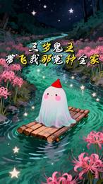 三岁鬼王,带飞我那冤种全家 封面