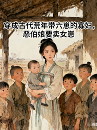 穿成古代荒年带六崽的寡妇恶伯娘 封面