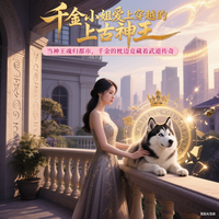 千金小姐爱上穿越成狗的上古神王 封面
