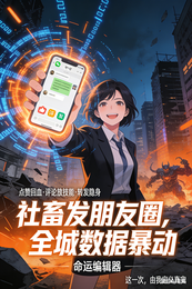社畜发朋友圈,全城数据暴动 封面