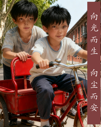 向光而生,向尘而安 封面