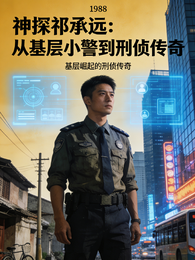 神探祁承远：从基层小警到刑侦传 封面