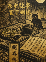 茶中往事,笔下姻缘 封面