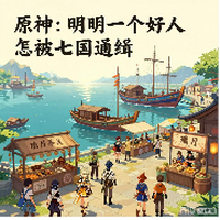 原神：明明是好人怎被七国通缉 封面