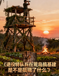 退役特种兵在荒岛搞基建是不是搞 封面